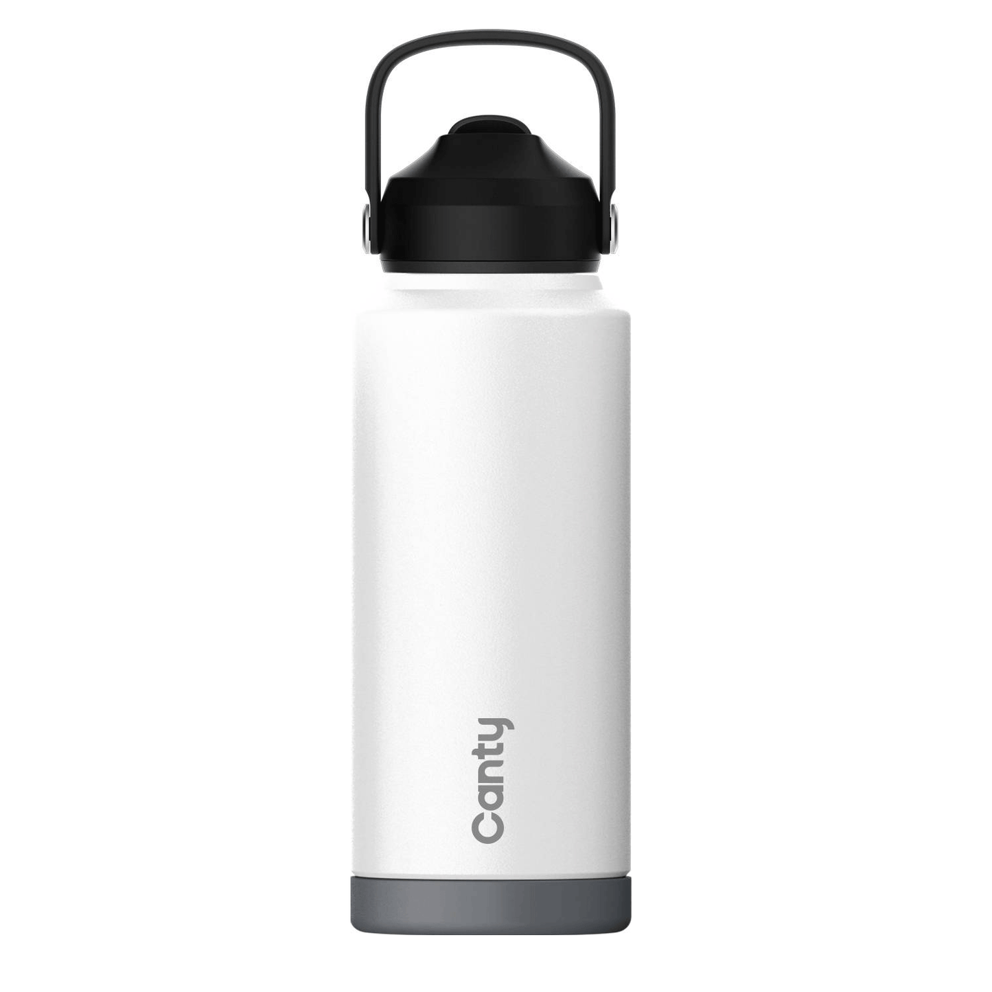 Plain Canty Water Bottle with Straw Strap and Anti-Slip base