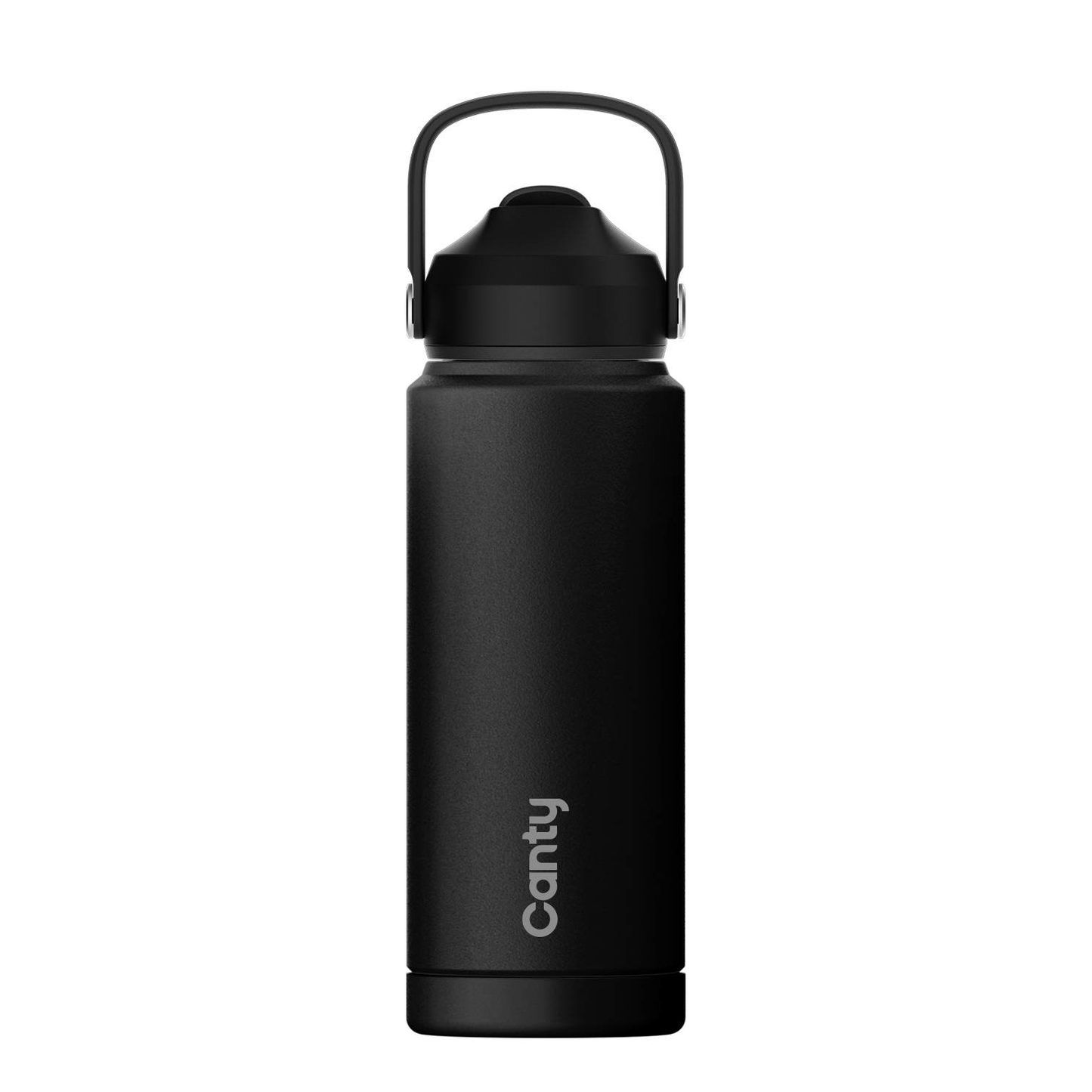 Plain Canty Water Bottle with Straw Strap and Anti-Slip base